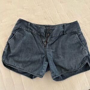 The Limited Dark Blue Jean Shorts